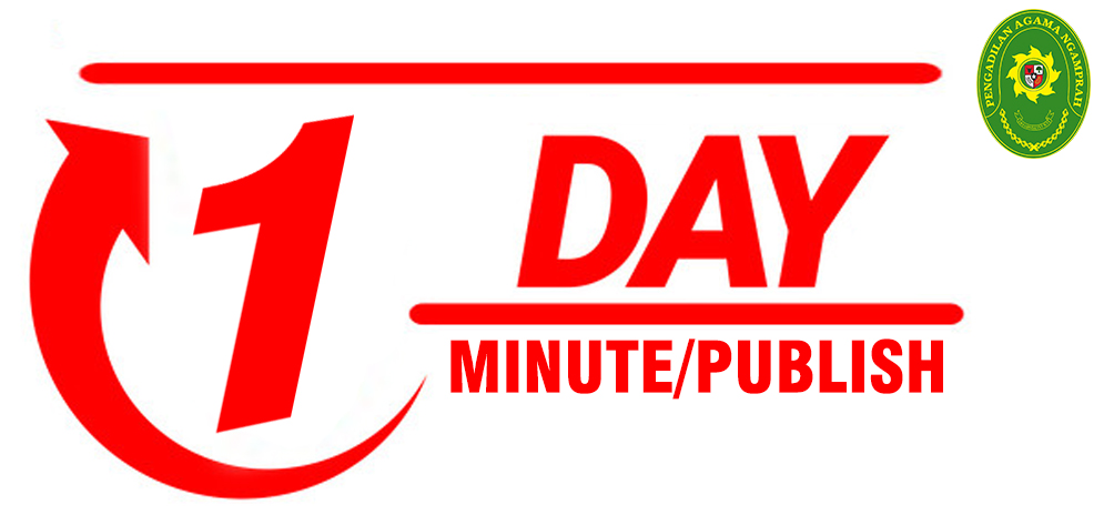 ONE DAY MINUT - ONE DAY PUBLISH